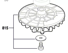 Ventilateur réf. 2 609 005 197 BOSCH